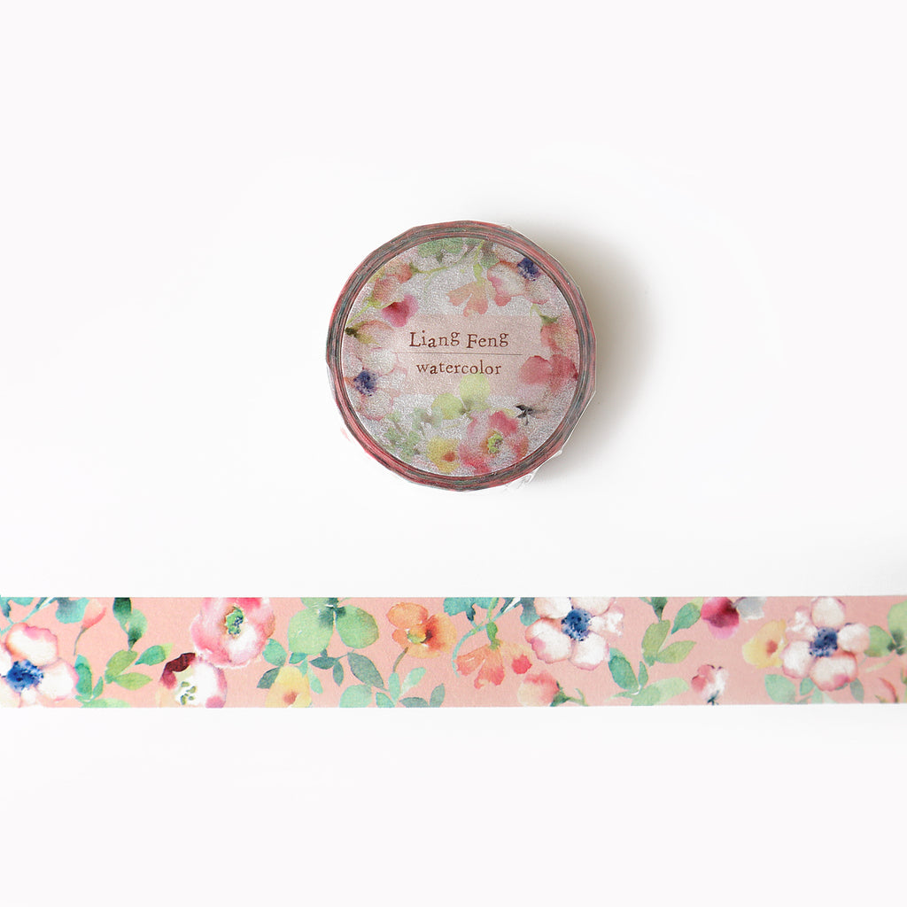 Liang Feng Watercolor Washi Tape: Spring (MTW-LF-003)