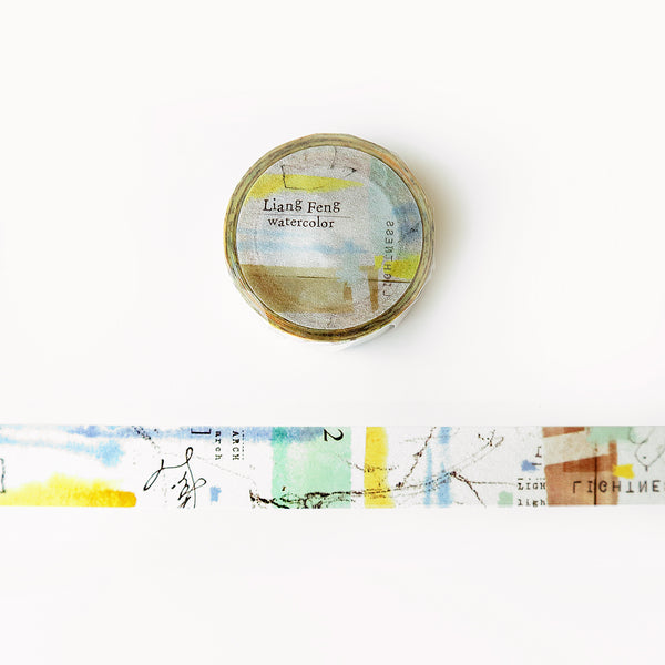 Liang Feng Watercolor Washi Tape: Lightness (MTW-LF006)