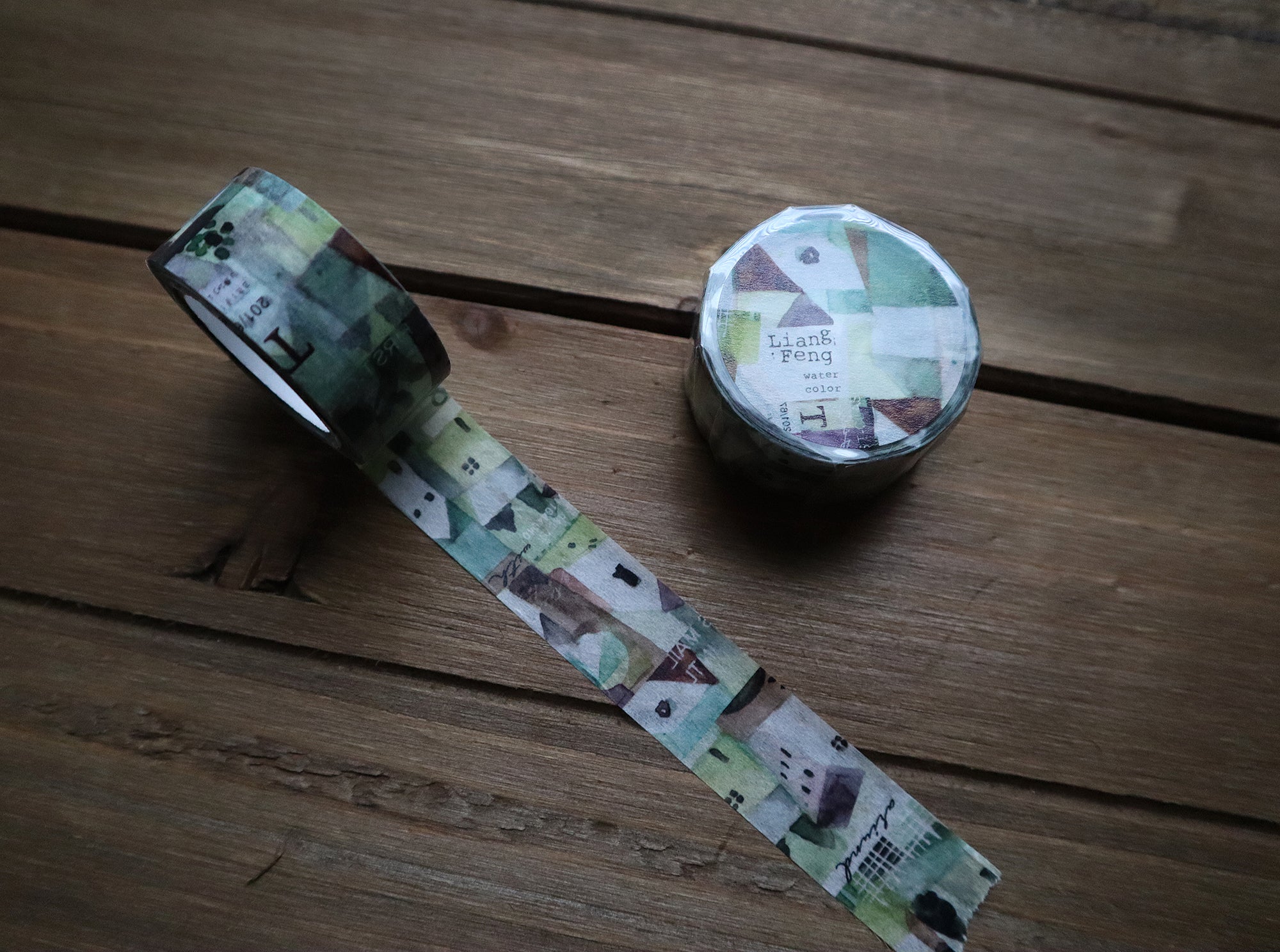 Liang Feng Watercolor Washi Tape: Prism World
