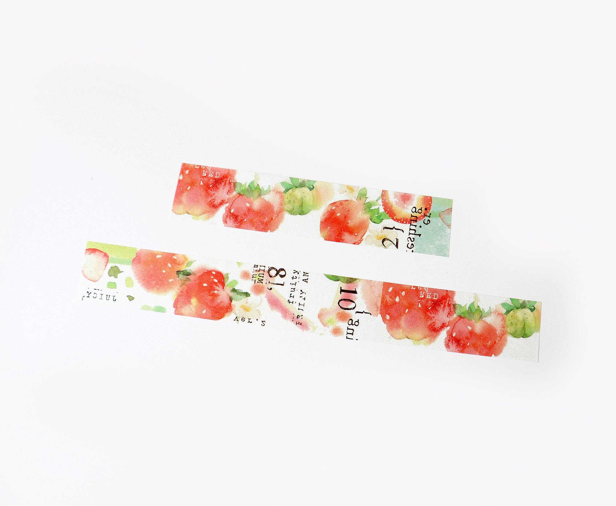 Liang Feng Watercolor Washi Tape: Strawberry Mint (MTW-LF-004)