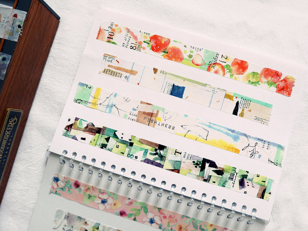 Washi Sample Set: Liang Feng Watercolor