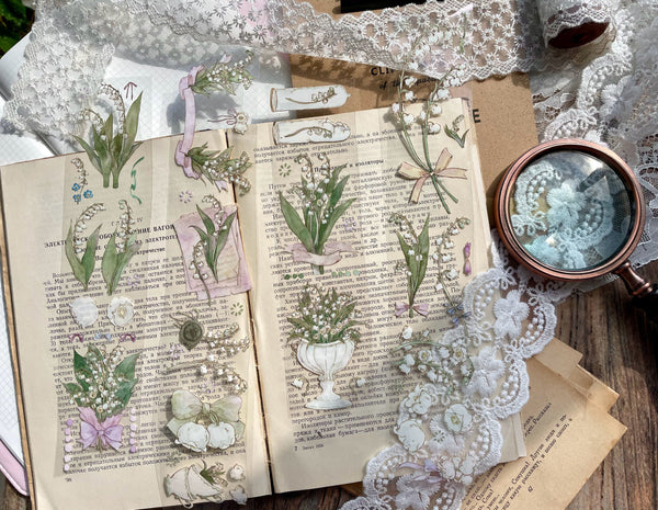 Castle of Clouds Masking Tape: Lily of the Valley