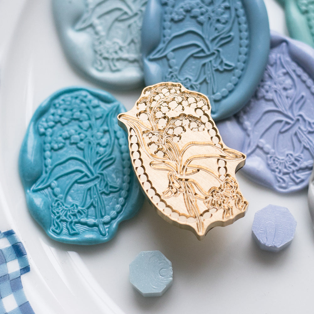 Lemontree Product: Lily of the Valley Bouquet Wax Seal Stamp