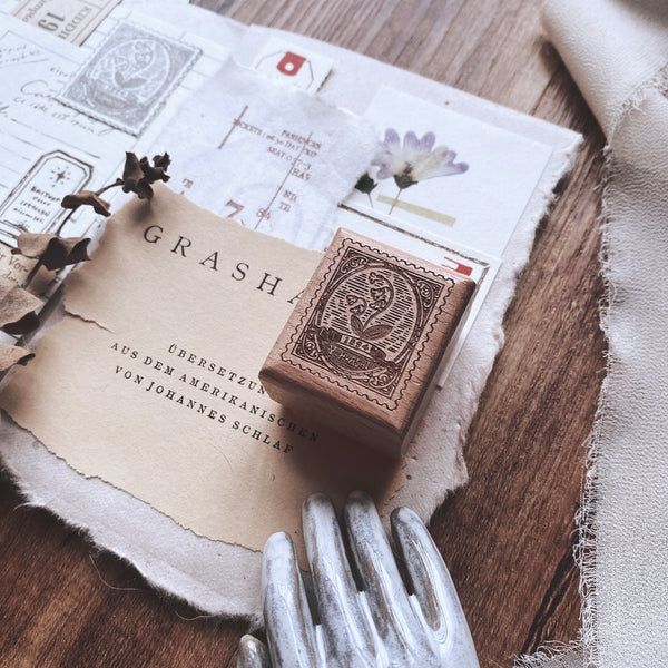 Lily of the Valley Postage Rubber Stamp