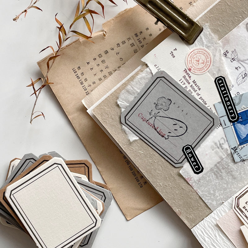 45PCS Assorted Paper Labels – Papergame