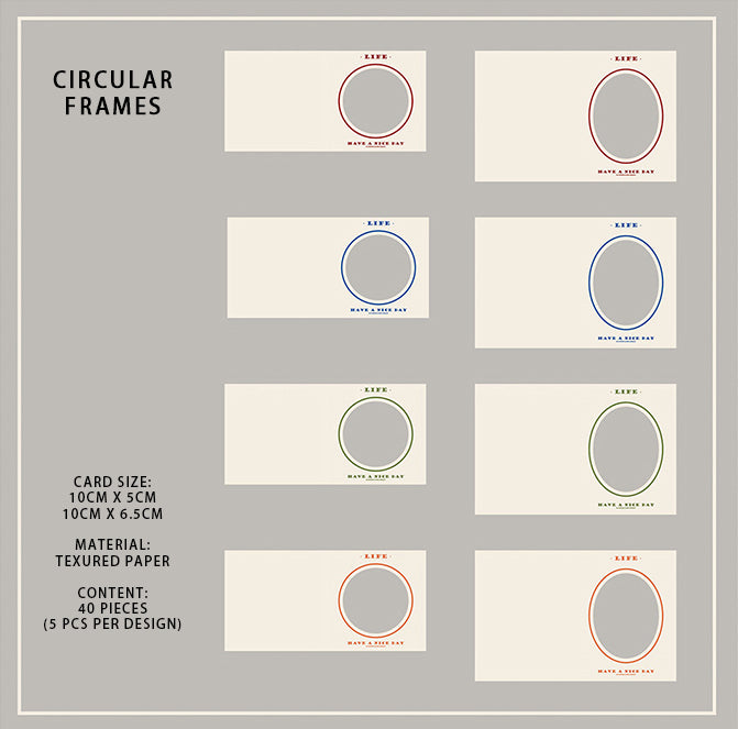 40PCS Mini Foldable Frame Cards – Papergame