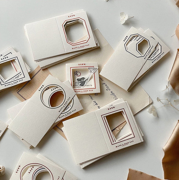 40PCS Mini Foldable Frame Cards