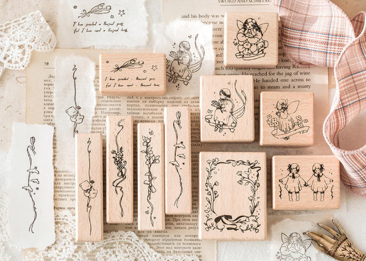 Little Cottage Series Rubber Stamps