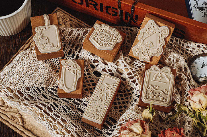 Little Cottage Hang Tags Rubber Stamps