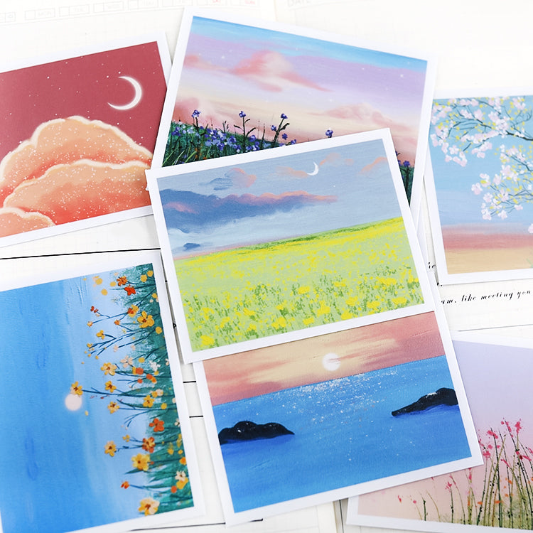 Landscape Paintings Stickers Pack