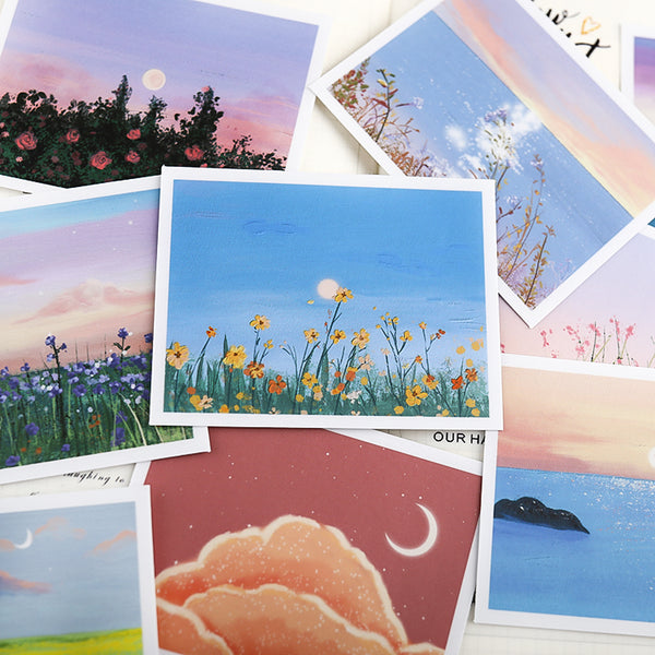 Landscape Paintings Stickers Pack