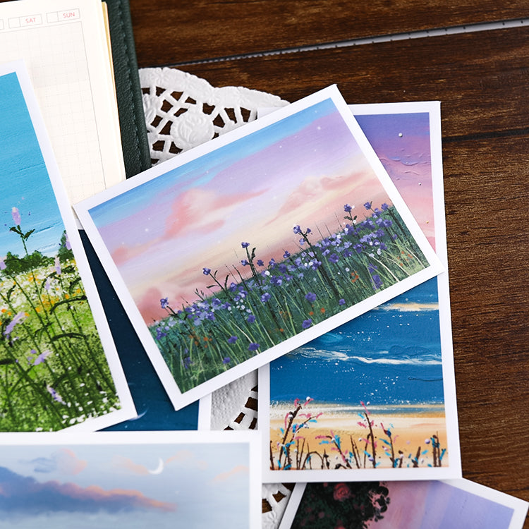 Landscape Paintings Stickers Pack