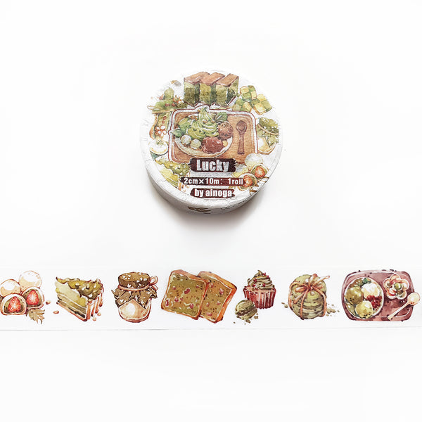 Lucky Washi Tape: Green Tea