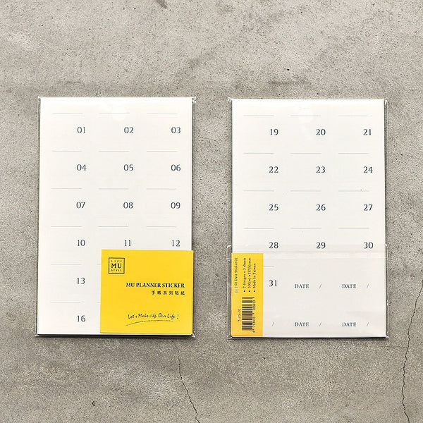 MU Lifestyle Sticker Sheet: Daily