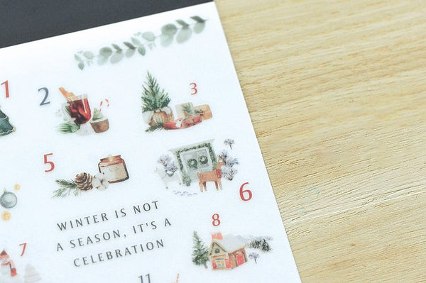 MU Lifestyle Christmas Print-On Stickers: 1001
