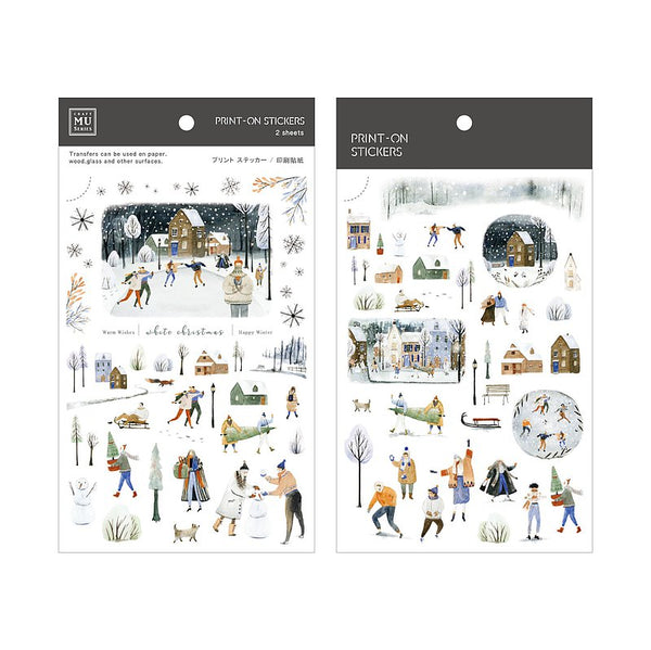 MU Lifestyle Christmas Print-On Stickers: 1002