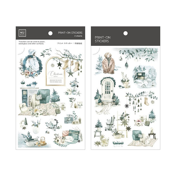 MU Lifestyle Christmas Print-On Stickers: 1005