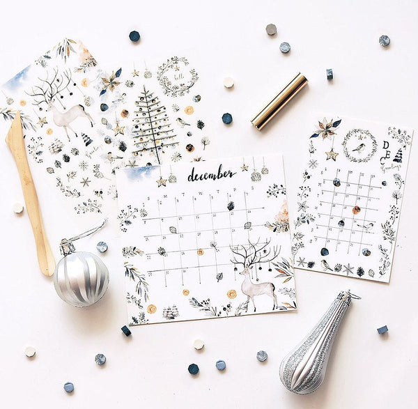 MU Lifestyle Christmas Print-On Stickers: 1011