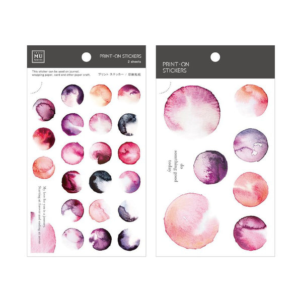 MU Lifestyle Print-On Stickers: 041