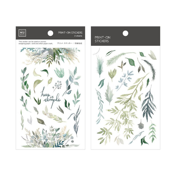 MU Lifestyle Print-On Stickers: 074