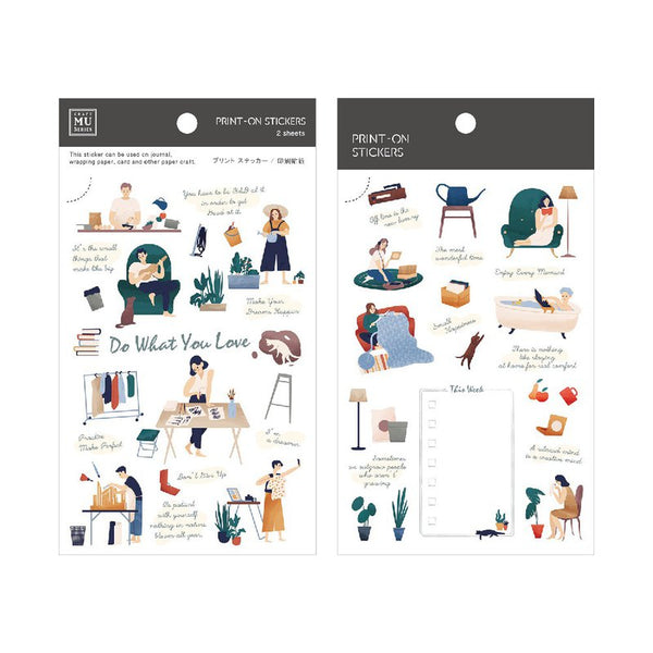 MU Lifestyle Print-On Stickers: 080