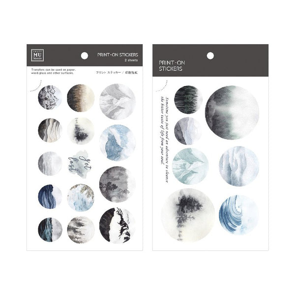 MU Lifestyle Print-On Stickers: 087