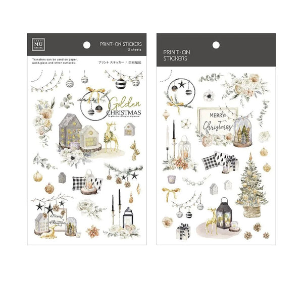 MU Lifestyle Christmas Print-On Stickers: 1013
