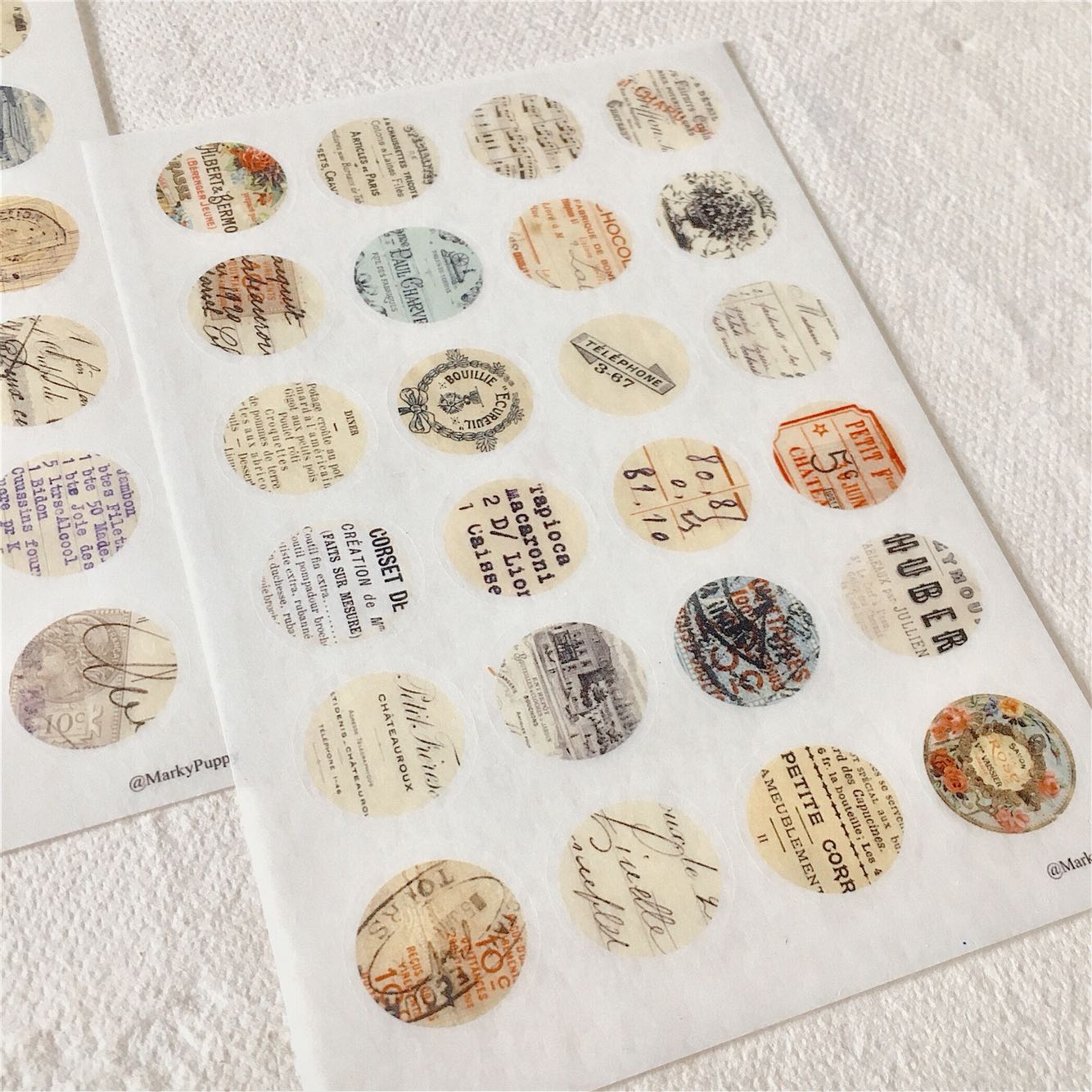 Sunny Sunday Washi Tape: Vintage Collage – Papergame