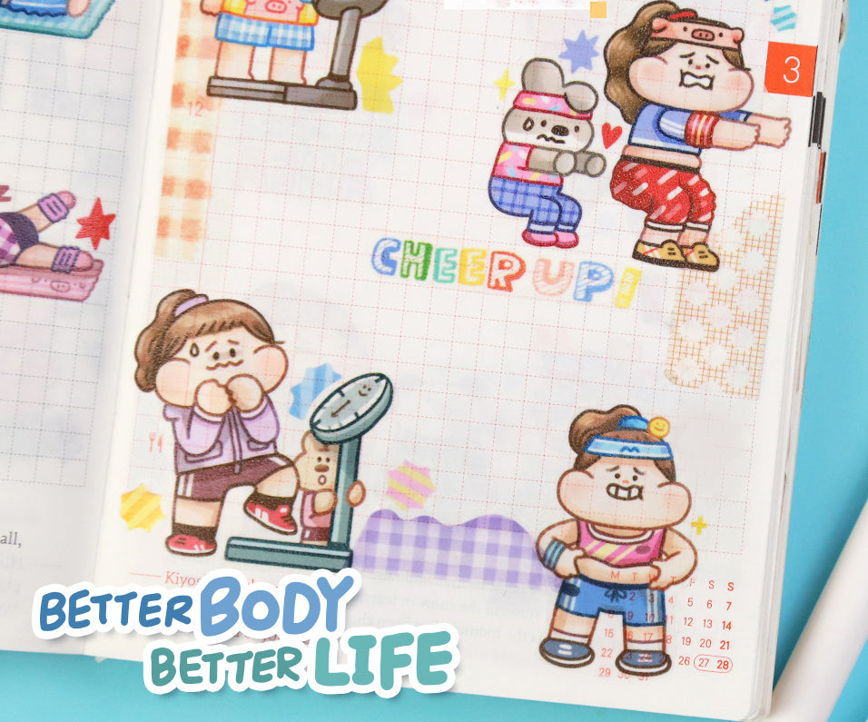 Meatball Washi Tape: Better Body Better Life