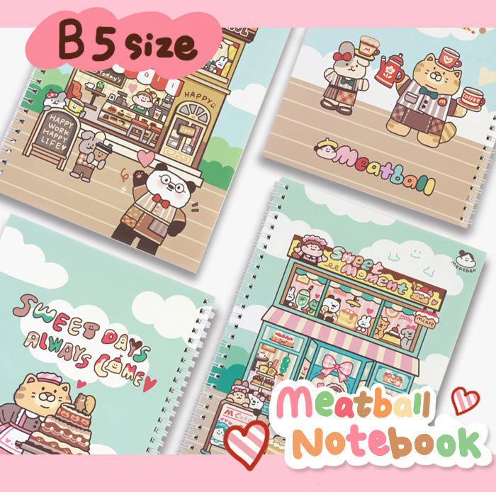 Meatball Boutiques Washi Collecting Notebook