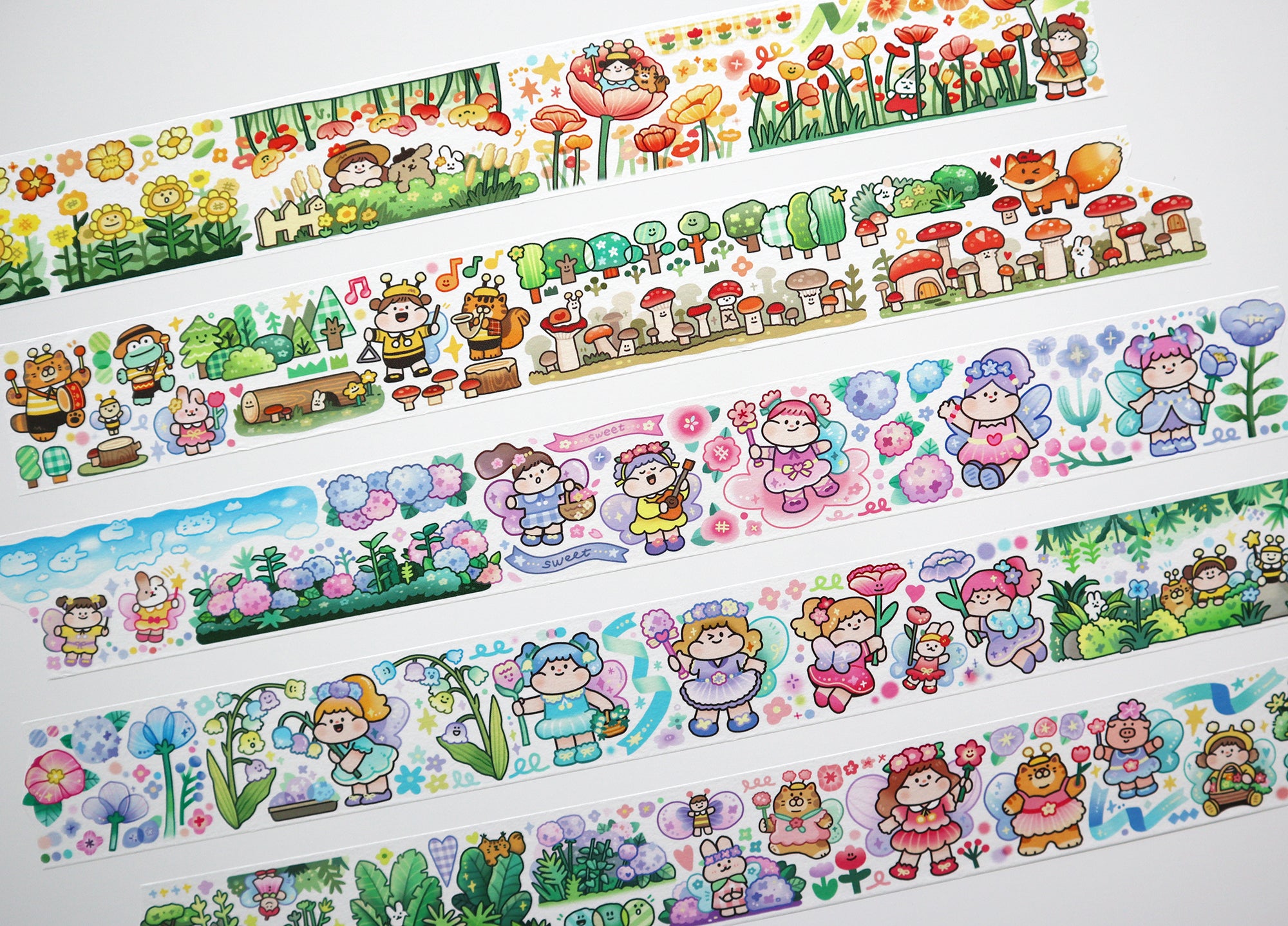 Meatball Washi Tape: Flower Patch