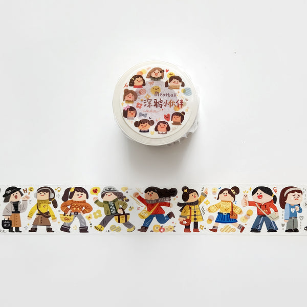 Meatball Washi Tape: Graffiti Buddies