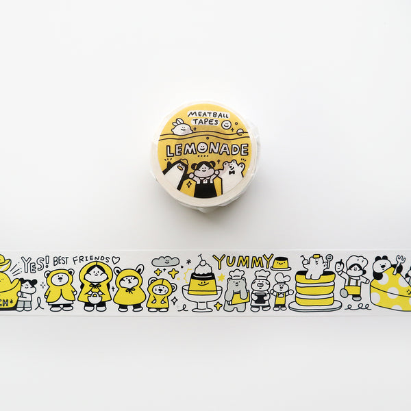 Meatball Washi Tape: Lemonade