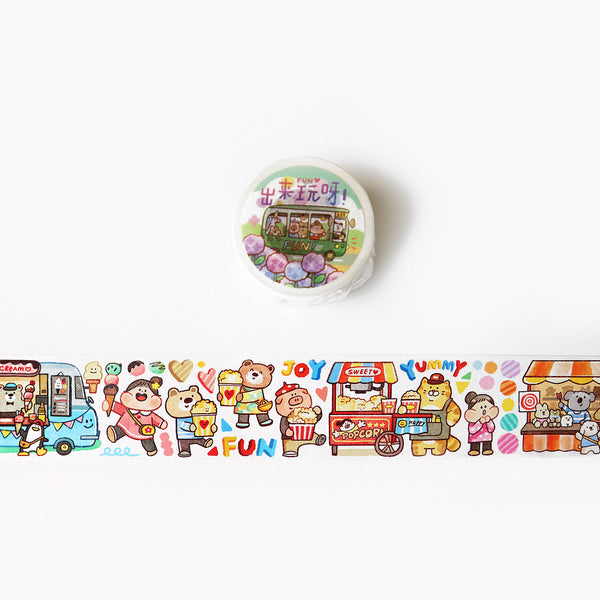 Meatball Washi Tape: Let's go out and play!