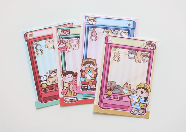 Meatball Claw Machine Memo Pad