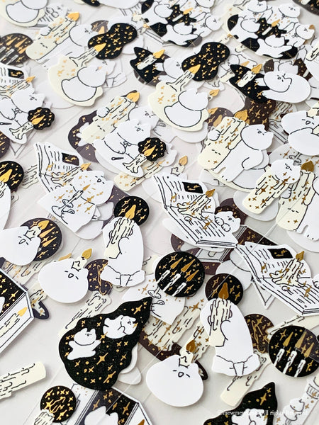 Mewmewbeam Sticker Sheet: Candle
