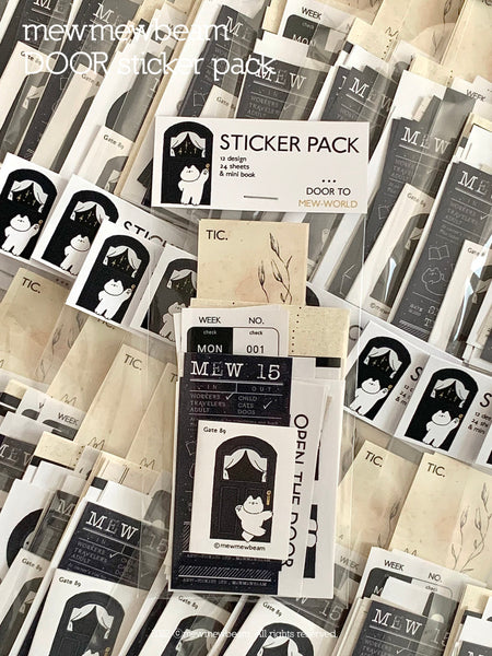 Mewmewbeam Sticker Pack: Door