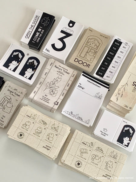 Mewmewbeam Sticker Pack: Door