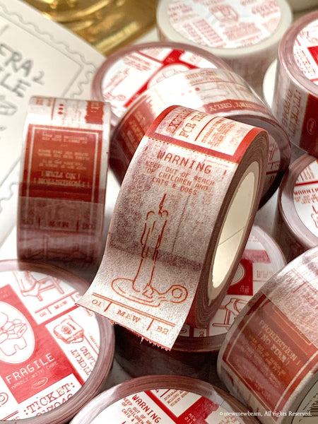 Mewmewbeam Washi Tape: Easy Cut Red