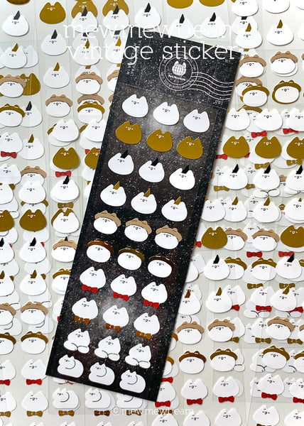 Mewmewbeam Sticker Sheet: Face Set