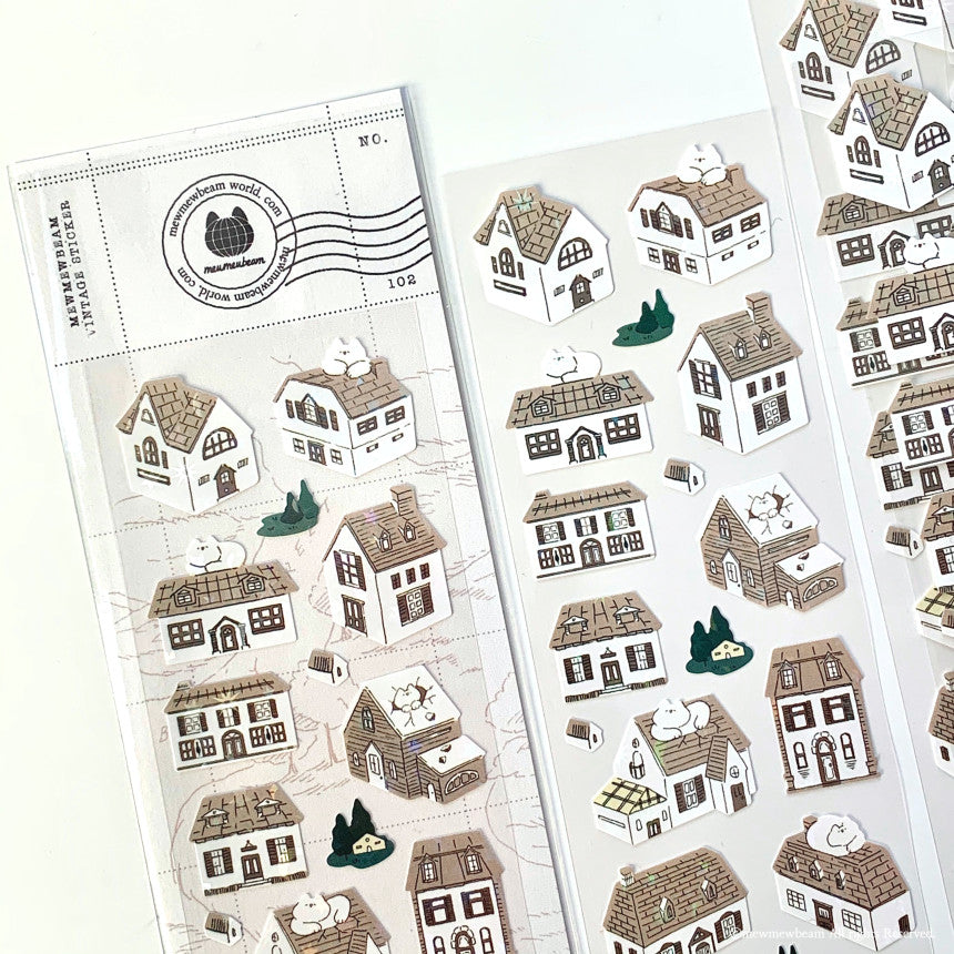 Mewmewbeam Sticker Sheet: House