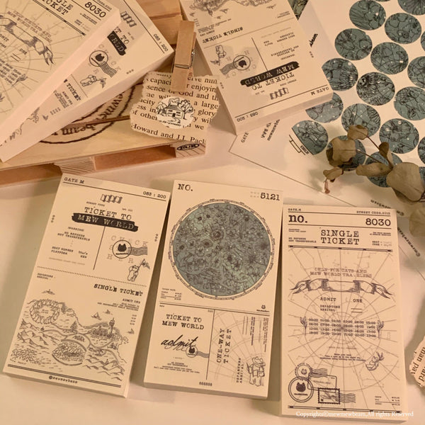 Mewmewbeam Vintage Tickets: Map