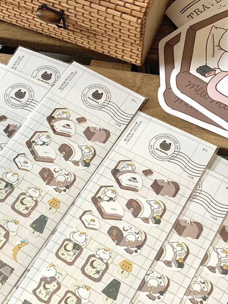 Mewmewbeam Sticker Sheet: Stay at Home Ver. 2