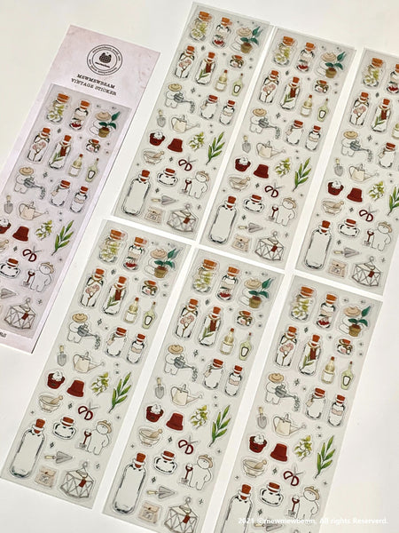 Mewmewbeam Sticker Sheet: Gardening