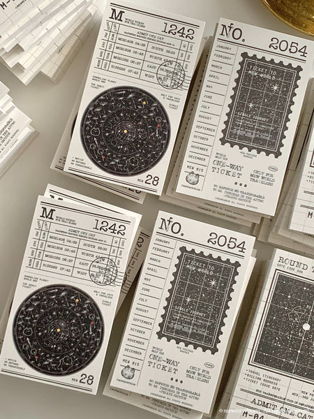 Mewmewbeam Vintage Tickets: Map 015