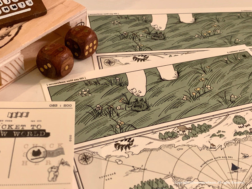 Mewmewbeam Postcard: Map 005