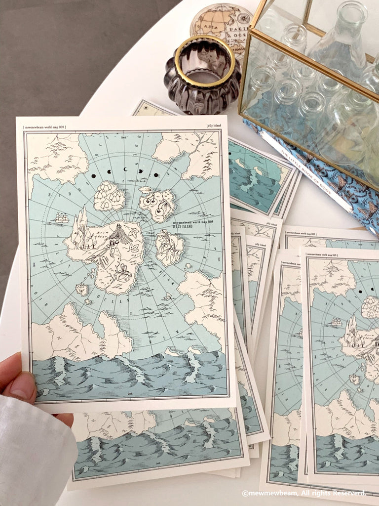 Mewmewbeam Postcard: Map 009