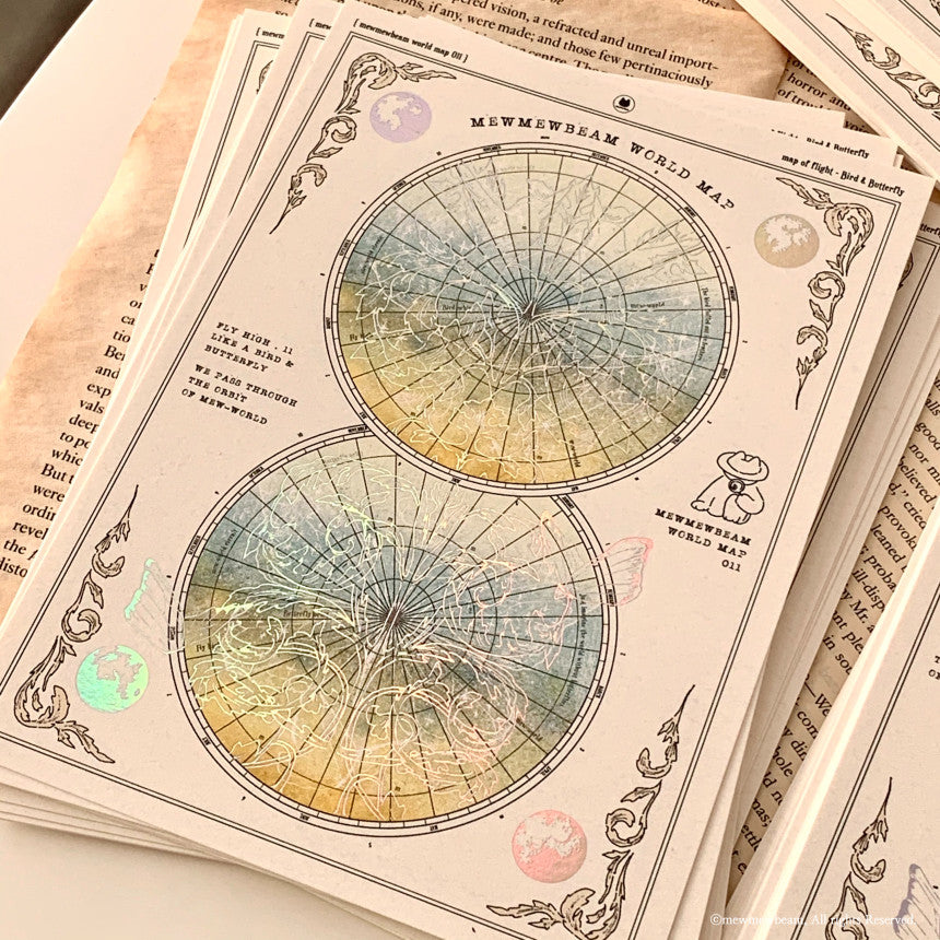 Mewmewbeam Postcard: Map 011