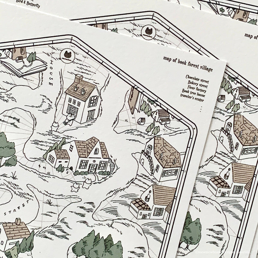 Mewmewbeam Postcard: Map 012