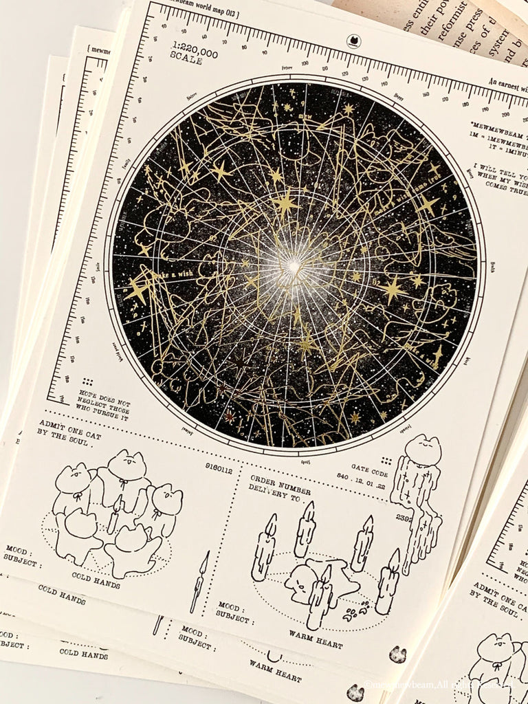 Mewmewbeam Postcard: Map 013